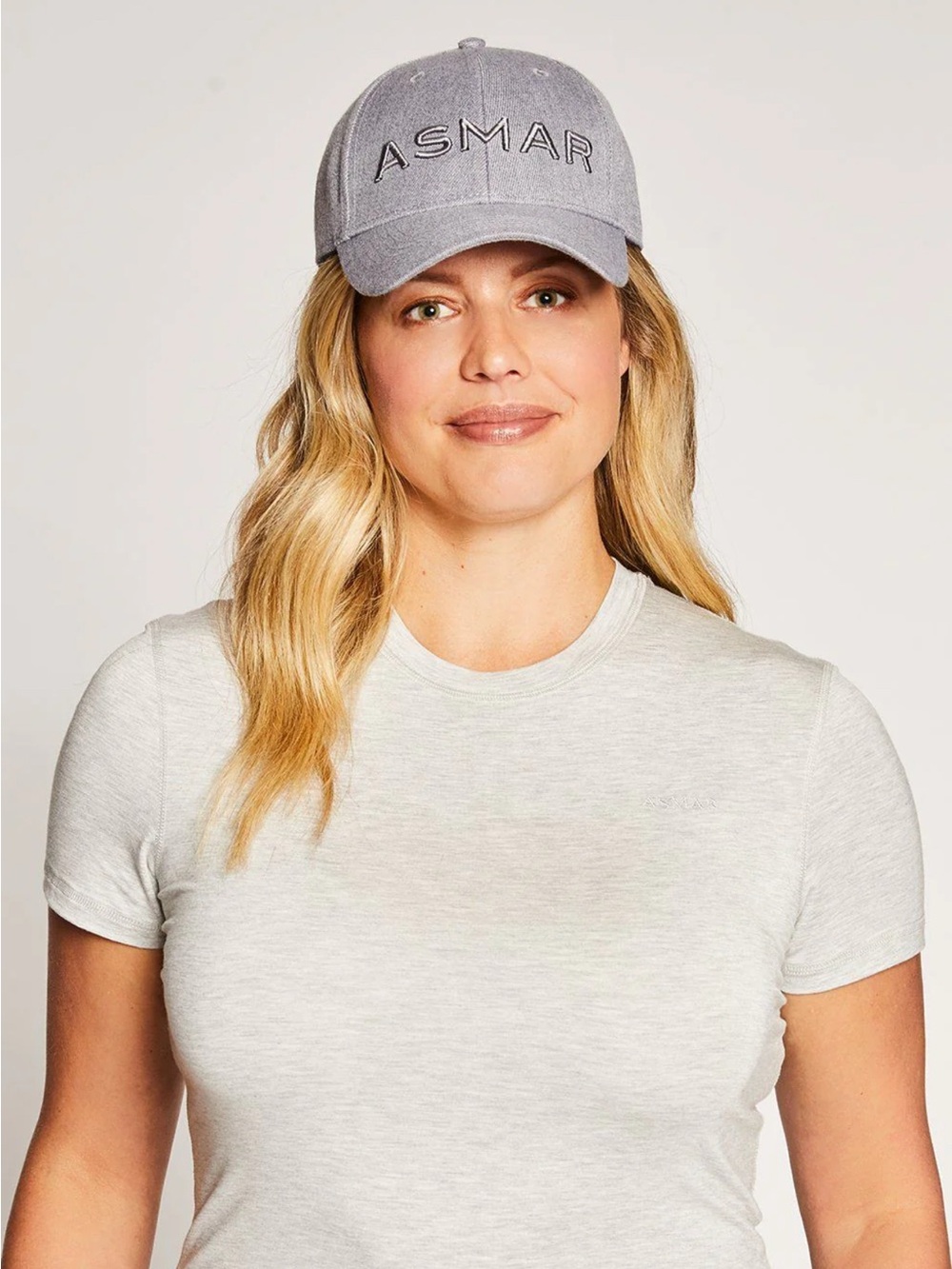 ASMAR Embroidered Gray Baseball Cap